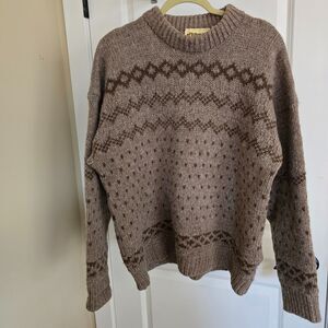 XL Vintage Icelandic Pure New Wool SweaterA